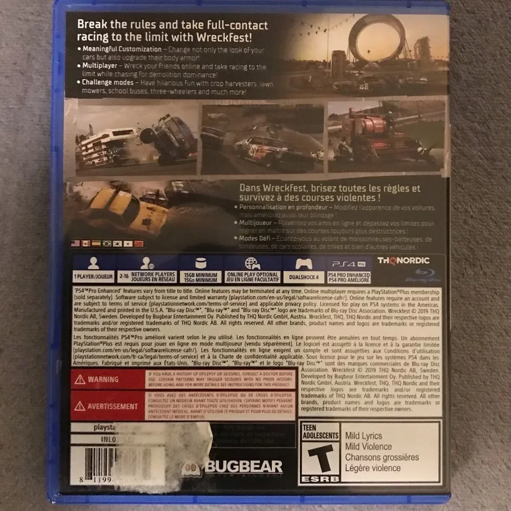 Unbranded wreckfest ps4